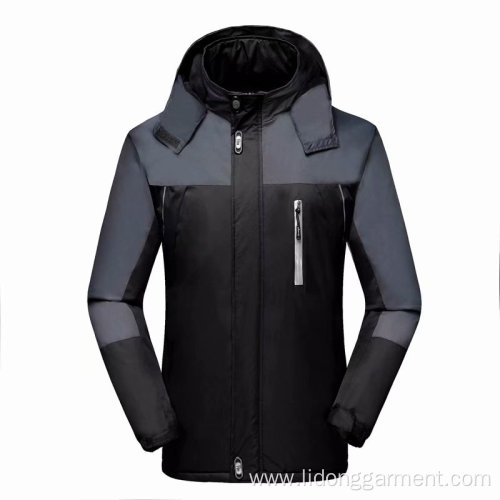 Custom Wholesale Men Winter Thick Bomber Track Jacket